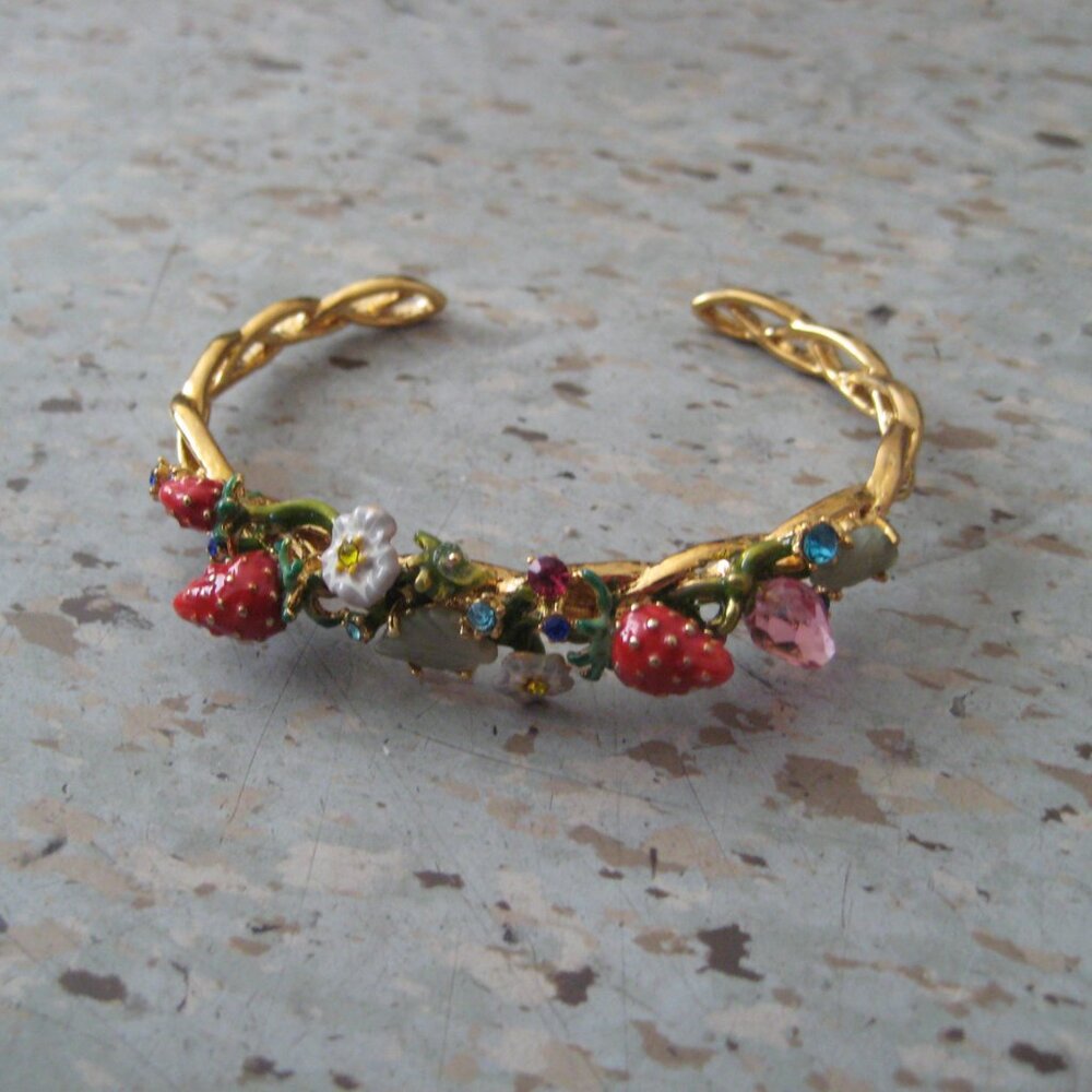 Les Nereides Royal Garden Bangle Bracelet L